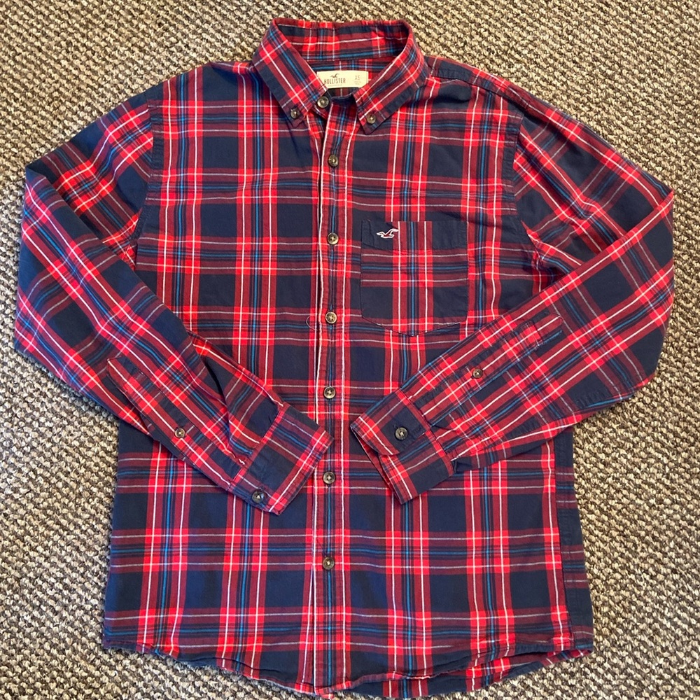 Hollister plaid shirt